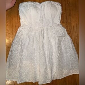 My Michelle White Strapless Dress